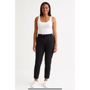 LULULEMON ON THE FLY PANT TRAVEL FRIENDLY MID RISE DRAWSTRING WAIST POCKETS 6